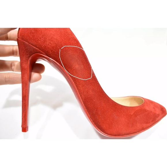 NIB Christian louboutin suede heel sz36EU - Picture 7 of 8